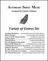 Variety of Genres Set Guitar and Fretted sheet music cover Thumbnail